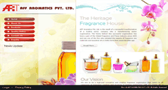 Desktop Screenshot of affaromatics.com